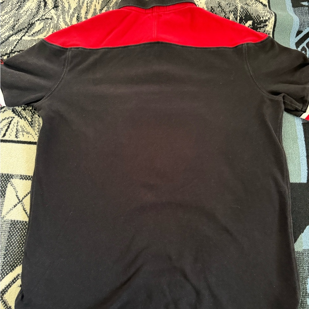 Polo Ralph Lauren P-Wing Patch Embroidered Black/Red/White Polo - Picture 6 of 8